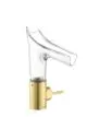AXOR-HG-AXOR-Starck-V-Einhebel-Waschtischmischer-140-mit-Glasauslauf-und-Ablaufgarnitur-Brushed-Brass-12112950 gallery number 1